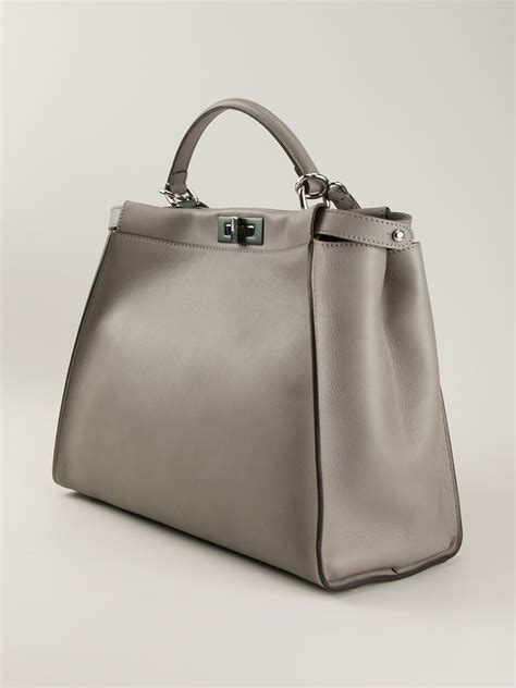 fendi peekaboo slate grey|fendi peekaboo handbags.